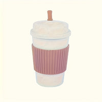 Weizenstroh Kaffeebecher | Silikondeckel | Wiederverwendbar