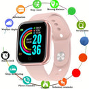 Smartwatch For Women Men Watches Heart Rate Monitor Electronic Fitness Smart Watch Calories Music Player 116Plus Y68 Bracelet
