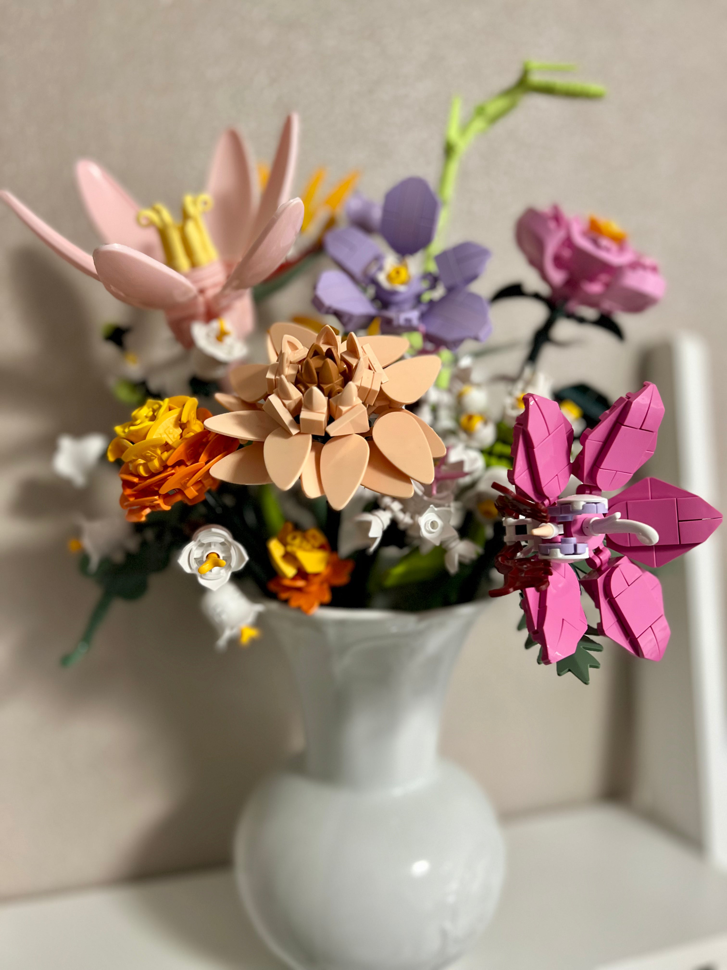 Bunter Blumenstrauß Bausatz – Farbenfrohe Blumenkreation zum Selberbauen!