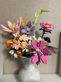 Bunter Blumenstrauß Bausatz – Farbenfrohe Blumenkreation zum Selberbauen!