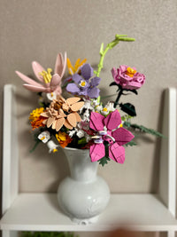 Bunter Blumenstrauß Bausatz – Farbenfrohe Blumenkreation zum Selberbauen!