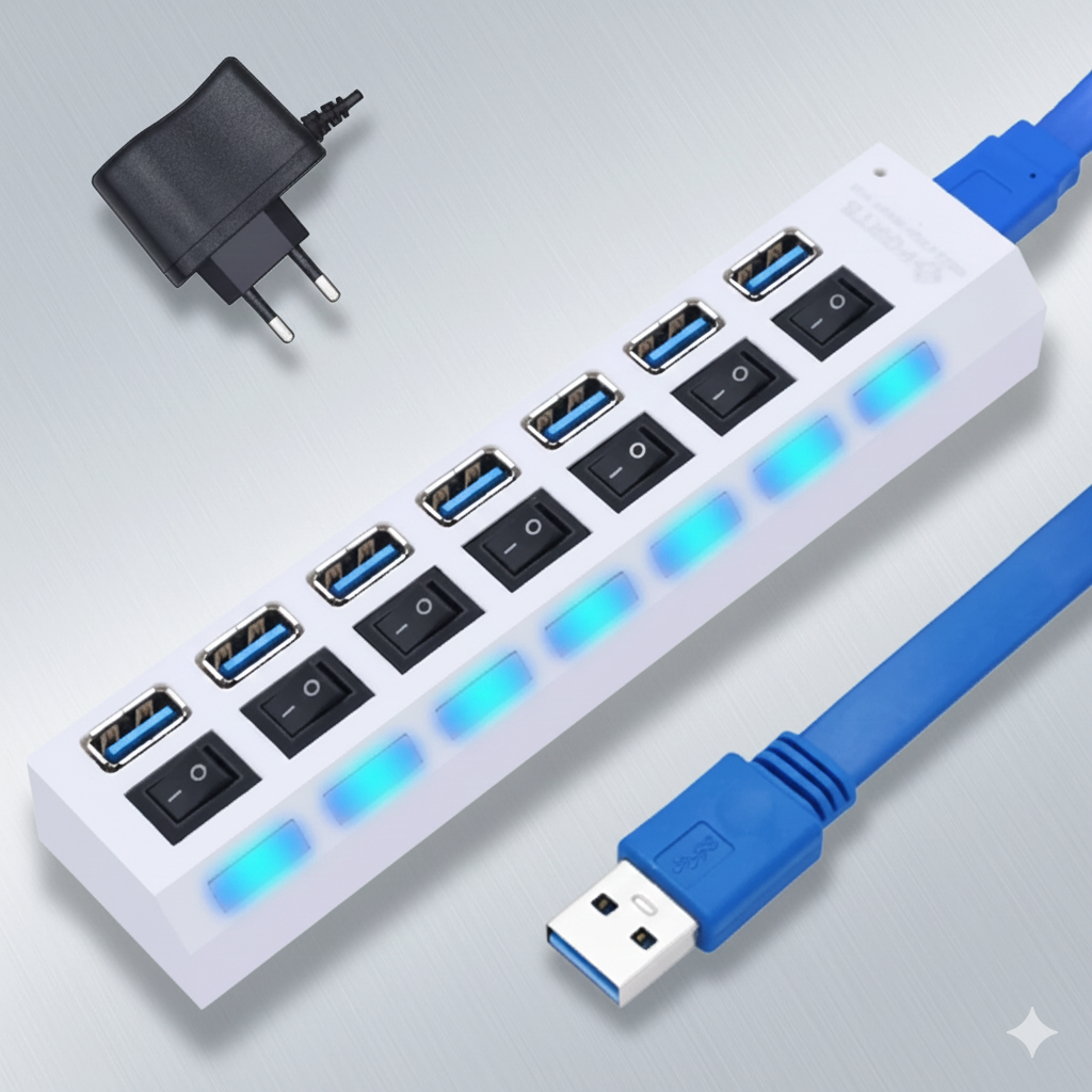 USB Hub 3.0 | 4/7 Ports | Multi-Splitter
