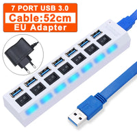 USB Hub 3.0 | 4/7 Ports | Multi-Splitter