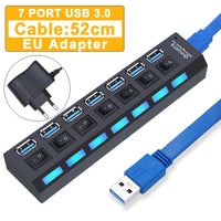USB Hub 3.0 | 4/7 Ports | Multi-Splitter