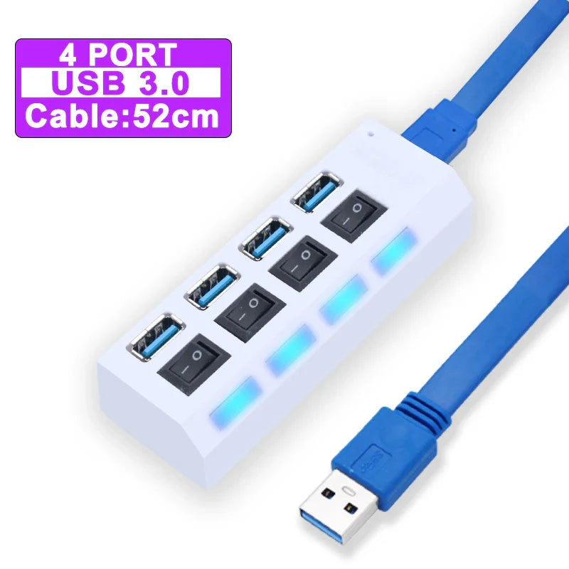 USB Hub 3.0 | 4/7 Ports | Multi-Splitter