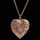 Hollow Heart Pendant Necklaces Fashion Jewelry LOVE Collares Geometric Charm Necklace Bijoux Gift Wholesale Neck Jewelry