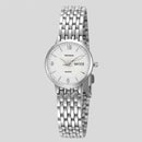 Luxuriöse Damenarmbanduhr aus Edelstahl – Quarzwerk mit Datumsanzeige, Goldfarbenes Design im Geneva-Stil