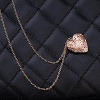 Hollow Heart Pendant Necklaces Fashion Jewelry LOVE Collares Geometric Charm Necklace Bijoux Gift Wholesale Neck Jewelry