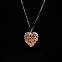 Hollow Heart Pendant Necklaces Fashion Jewelry LOVE Collares Geometric Charm Necklace Bijoux Gift Wholesale Neck Jewelry