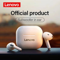 Lenovo LP40 TWS Wireless Earbuds – Bluetooth 5.0, Touch Control, Stereo Sound, Sport Headset