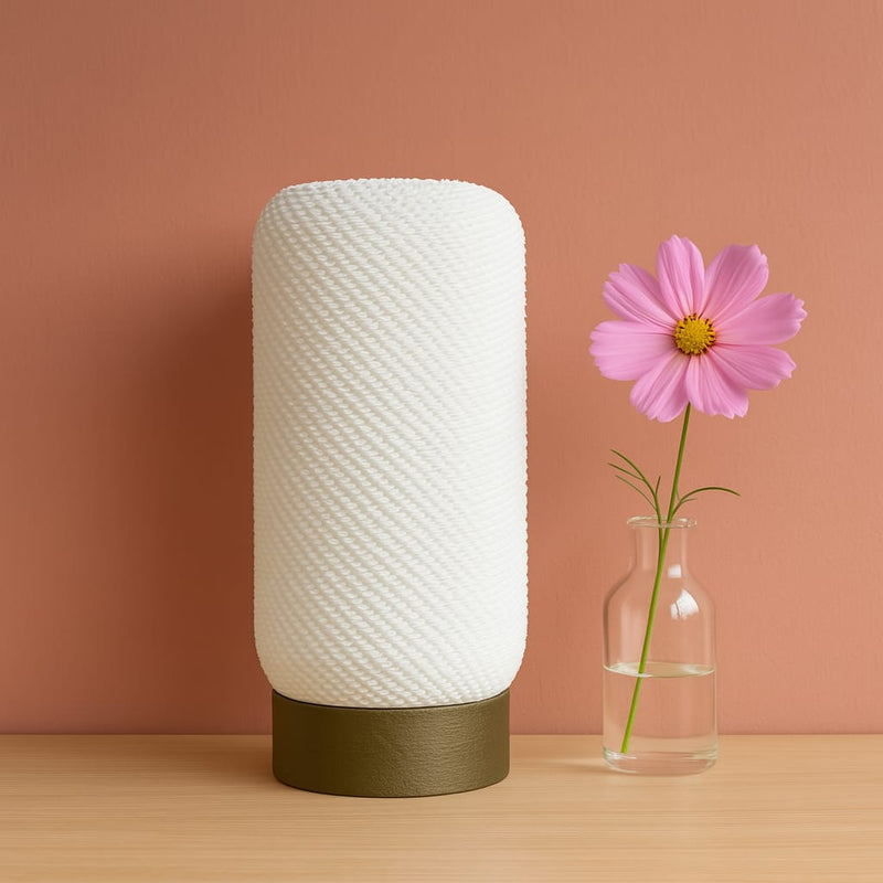 Haloform Tragbare Tischlampe – Skulpturales Licht mit dimmbarer LED & 3D-Design