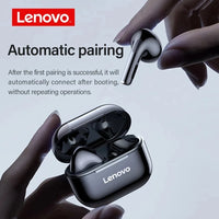 Lenovo LP40 TWS Wireless Earbuds – Bluetooth 5.0, Touch Control, Stereo Sound, Sport Headset