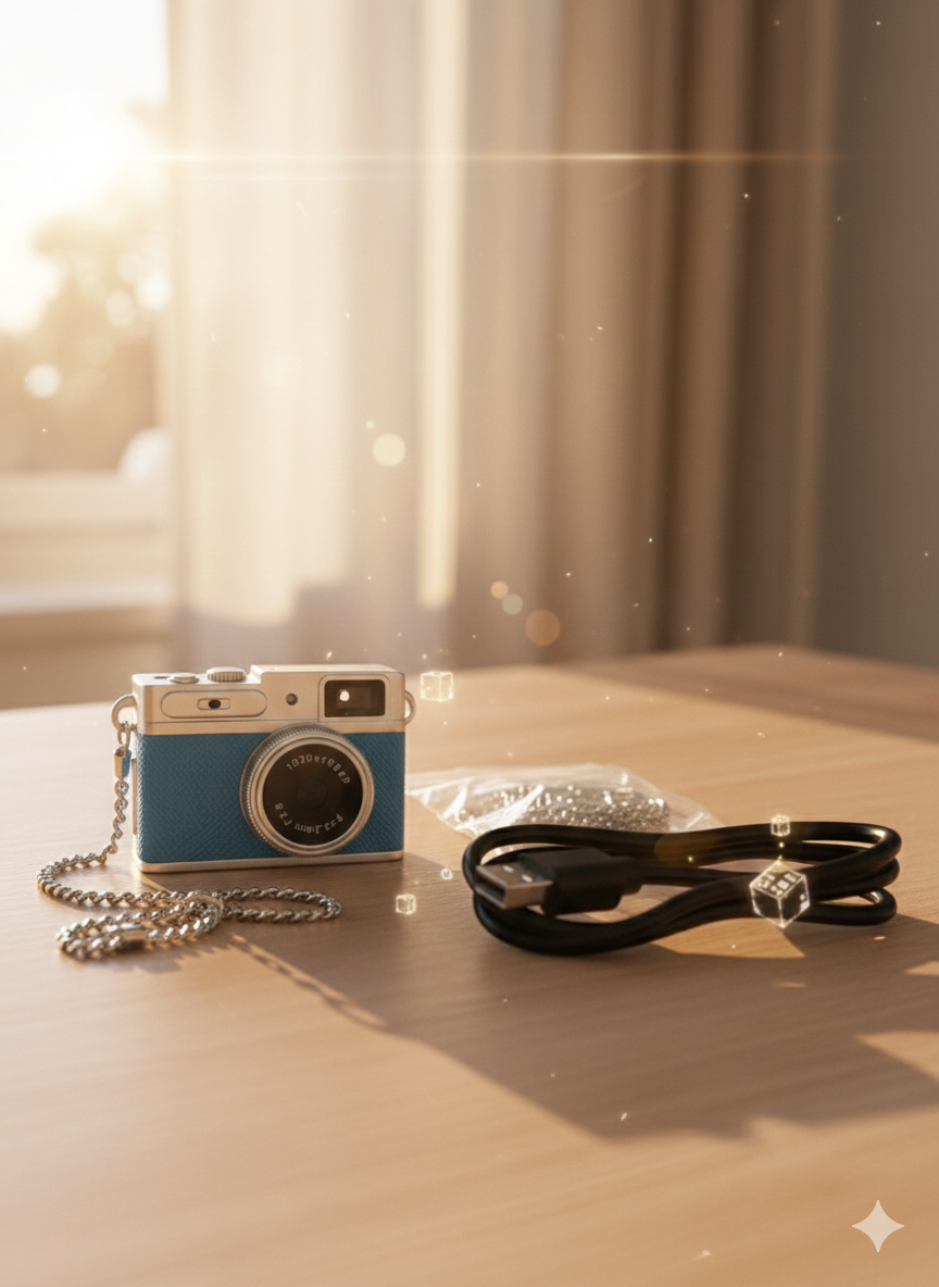 Mini Retro Kamera G1 + 32GB SD Karte - Neu & OVP