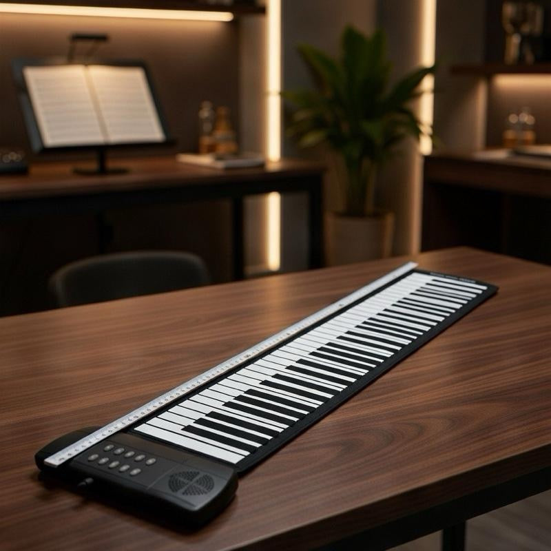 Keyboard Roll‑Up flexibel – 49/61 Tasten – USB/Batterie – NEU – OKON