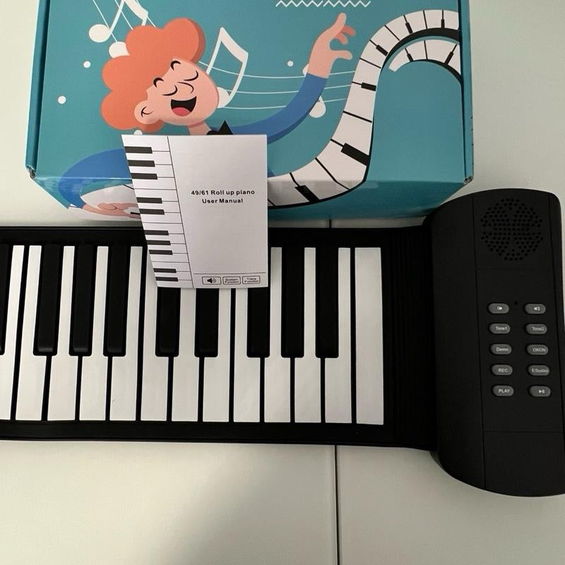 Keyboard Roll‑Up flexibel – 49/61 Tasten – USB/Batterie – NEU – OKON