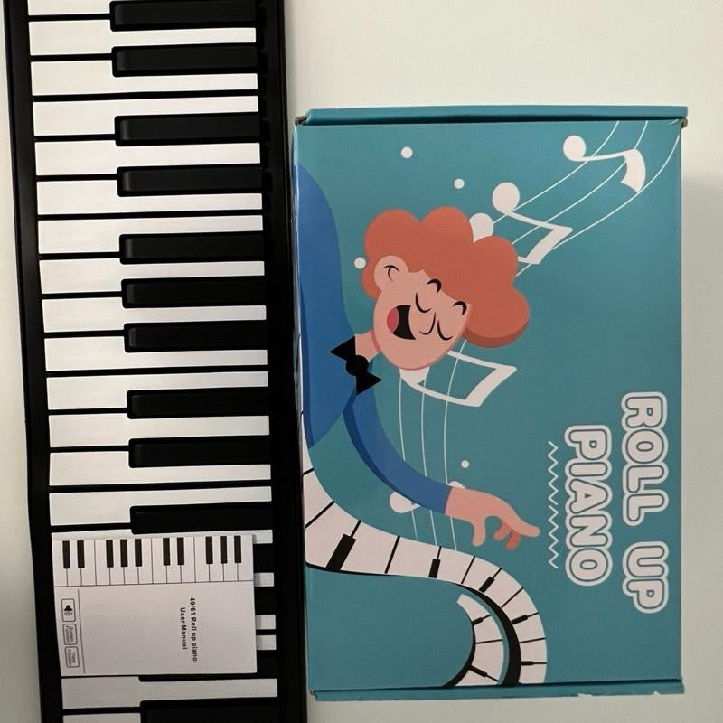 Keyboard Roll‑Up flexibel – 49/61 Tasten – USB/Batterie – NEU – OKON