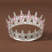 Bridal Headwear Multicolor Luxurious Style Exquisite Ladies' Beauty Pageant Wedding Crown