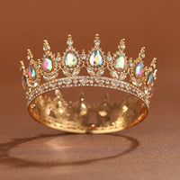 Bridal Headwear Multicolor Luxurious Style Exquisite Ladies' Beauty Pageant Wedding Crown
