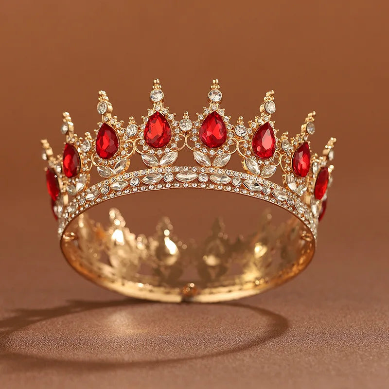 Bridal Headwear Multicolor Luxurious Style Exquisite Ladies' Beauty Pageant Wedding Crown