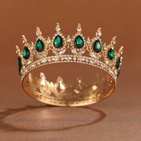Bridal Headwear Multicolor Luxurious Style Exquisite Ladies' Beauty Pageant Wedding Crown