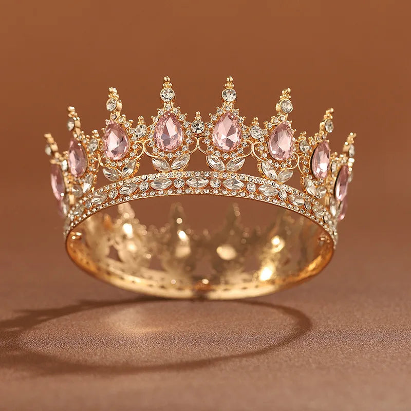 Bridal Headwear Multicolor Luxurious Style Exquisite Ladies' Beauty Pageant Wedding Crown