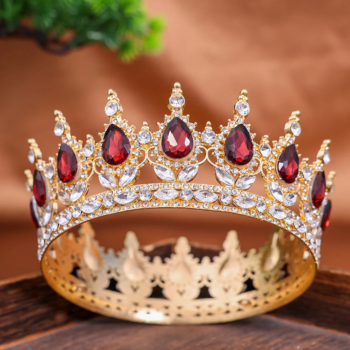 Baroque Crystal Tiaras And Crowns Headband Rhinestone Prom Diadem Crown Bridal Wedding Hair Accessories Jewelry Crown Tiara Gift