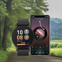 KESHUYOU Pro Smartwatch 2025 – Stylish Bluetooth Call Watch for Men & Women with Health Monitor & Sports Mode