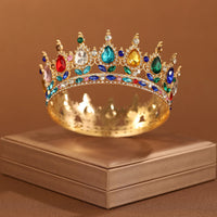 Bridal Headwear Multicolor Luxurious Style Exquisite Ladies' Beauty Pageant Wedding Crown