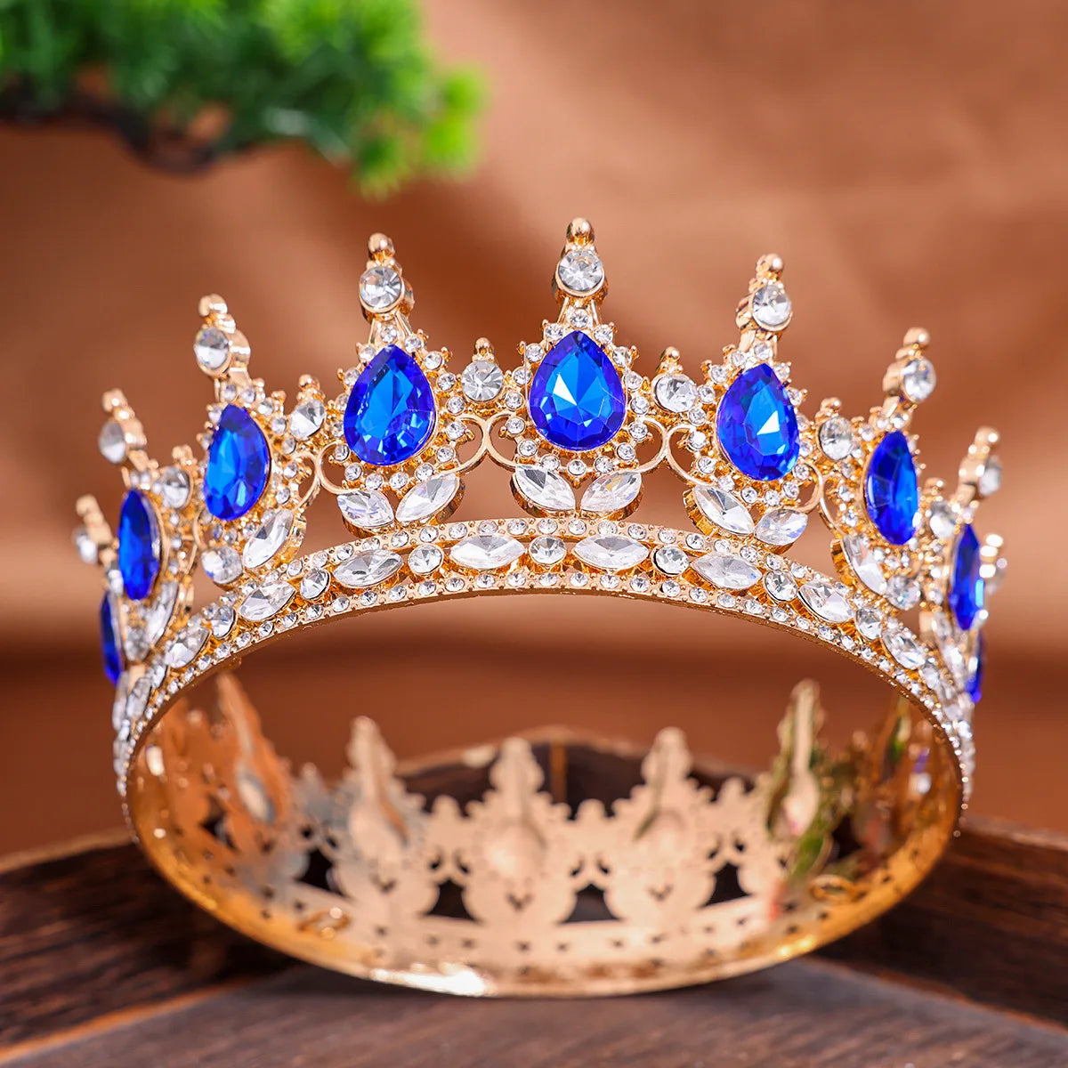 Baroque Crystal Tiaras And Crowns Headband Rhinestone Prom Diadem Crown Bridal Wedding Hair Accessories Jewelry Crown Tiara Gift