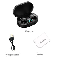 E6S TWS Bluetooth-Kopfhörer – Kabelloses Headset mit Mikrofon & Geräuschunterdrückung, kompatibel mit Xiaomi & iPhone