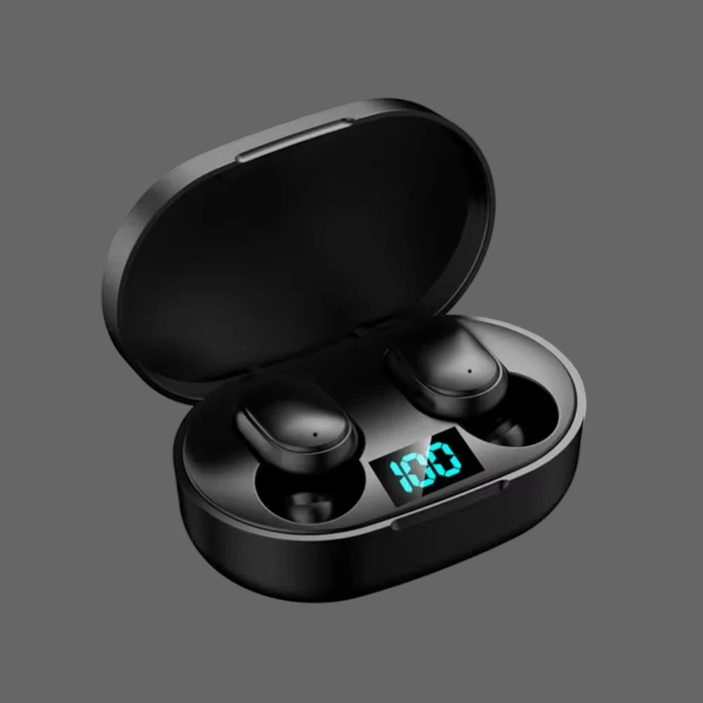 E6S TWS Bluetooth-Kopfhörer – Kabelloses Headset mit Mikrofon & Geräuschunterdrückung, kompatibel mit Xiaomi & iPhone