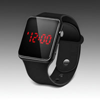 Sportliche LED-Digitaluhr für Damen & Herren – Modisch, Einfach & Wasserdicht mit Silikonarmband