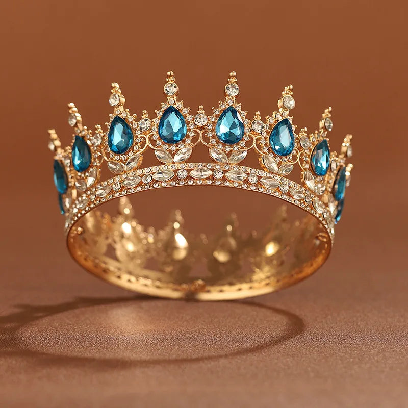 Bridal Headwear Multicolor Luxurious Style Exquisite Ladies' Beauty Pageant Wedding Crown