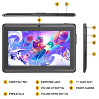 BDF-Q8 Tablet 7" | Android 13 | 4GB RAM, 64GB Speicher