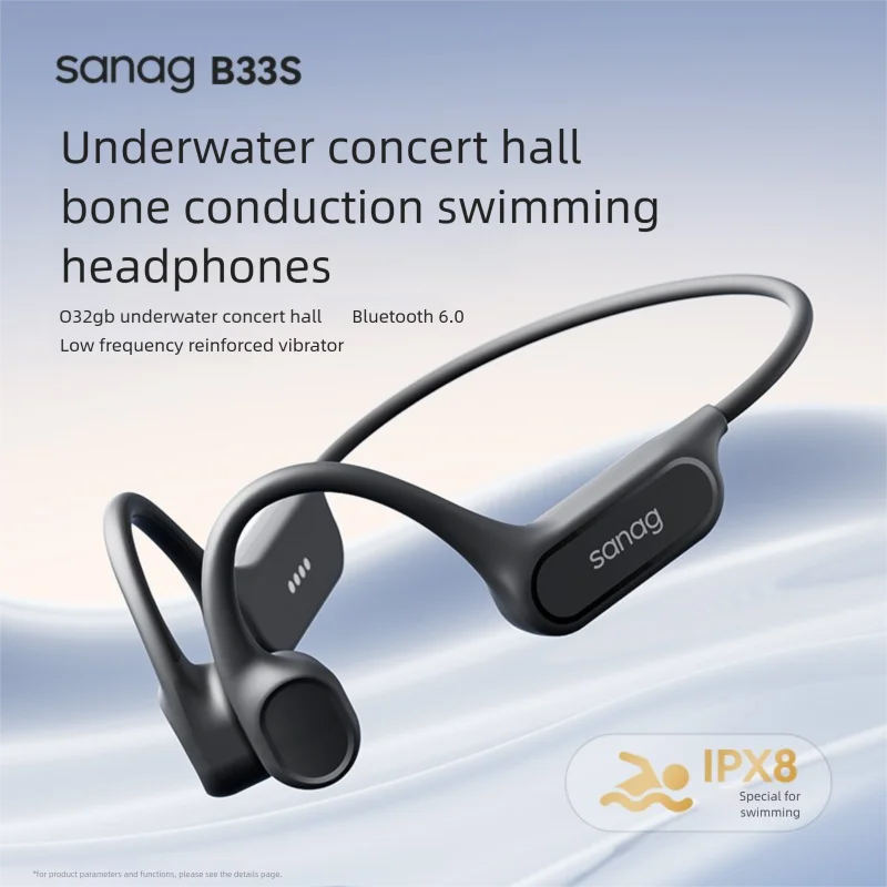Sanag B33S | Bone Conduction | Bluetooth | 32GB | IPX8