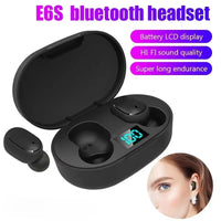 E6S TWS Bluetooth-Kopfhörer – Kabelloses Headset mit Mikrofon & Geräuschunterdrückung, kompatibel mit Xiaomi & iPhone