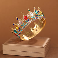 Bridal Headwear Multicolor Luxurious Style Exquisite Ladies' Beauty Pageant Wedding Crown