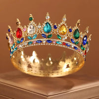 Bridal Headwear Multicolor Luxurious Style Exquisite Ladies' Beauty Pageant Wedding Crown