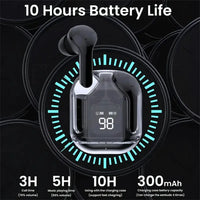 🎧 T2 Bluetooth In-Ear-Kopfhörer – Transparentes Design, HIFI-Sound & LED-Digitalanzeige für Smartphones