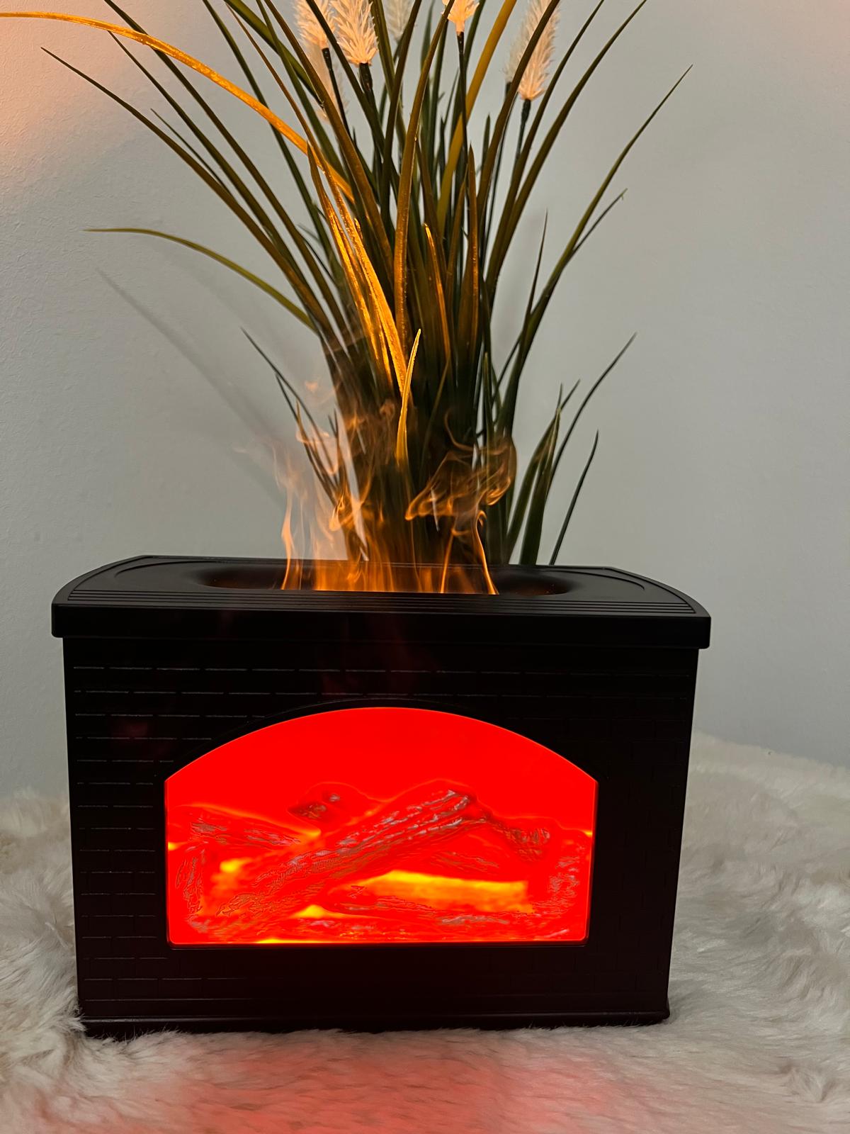Kamin-Luftbefeuchter mit Flammen-Simulation