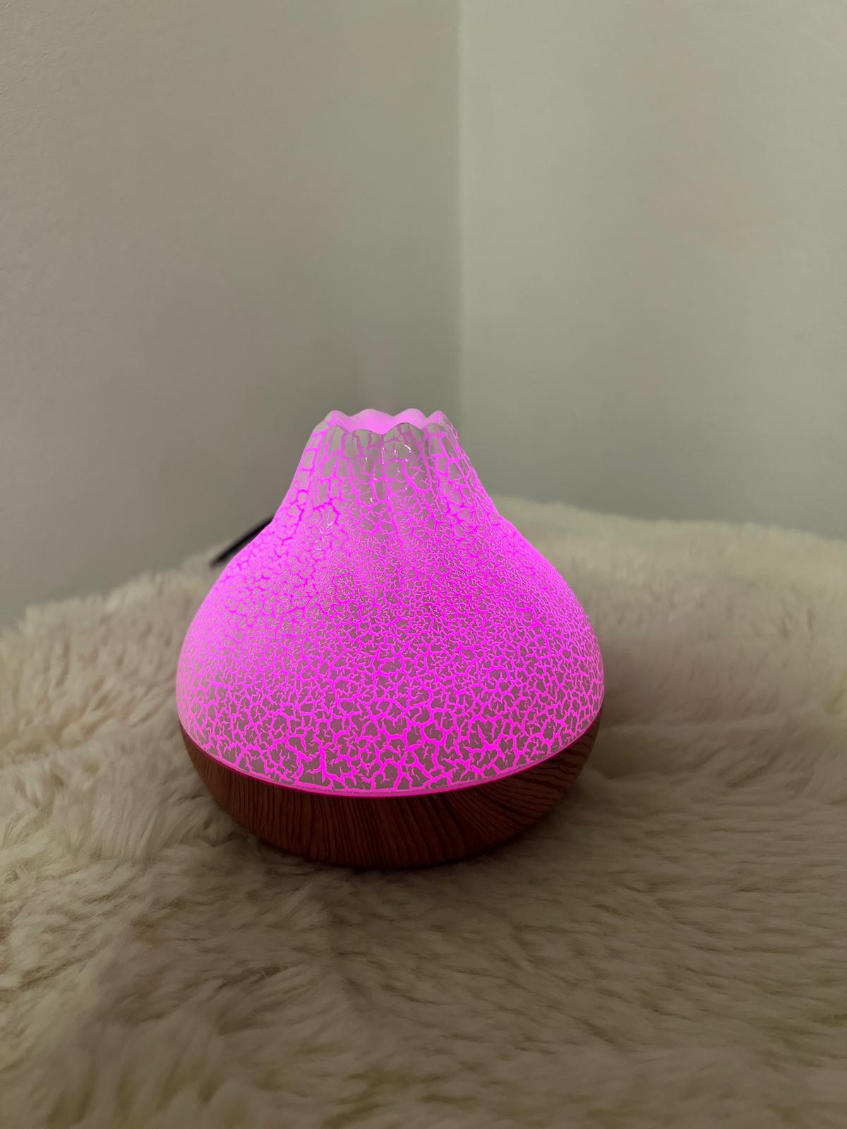Vulkan Humidifier Flame Nebel 300ml – 7 Farben LED & Entspannung