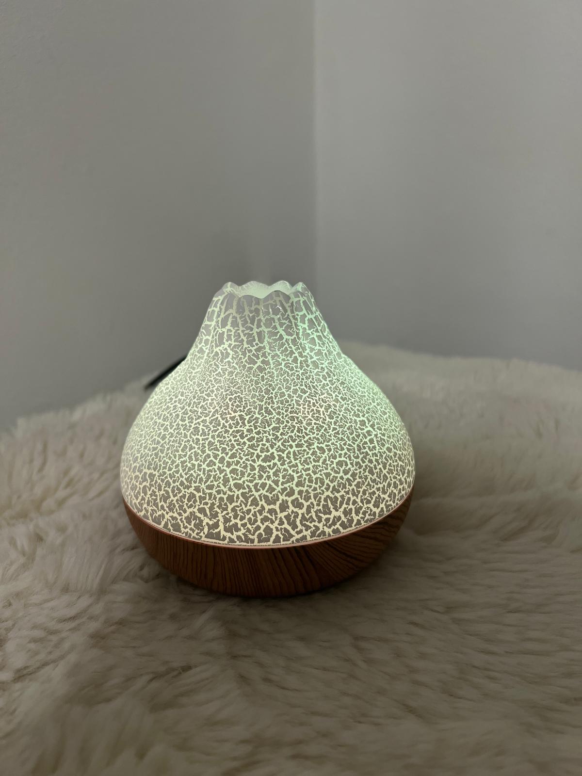 Vulkan Humidifier Flame Nebel 300ml – 7 Farben LED & Entspannung