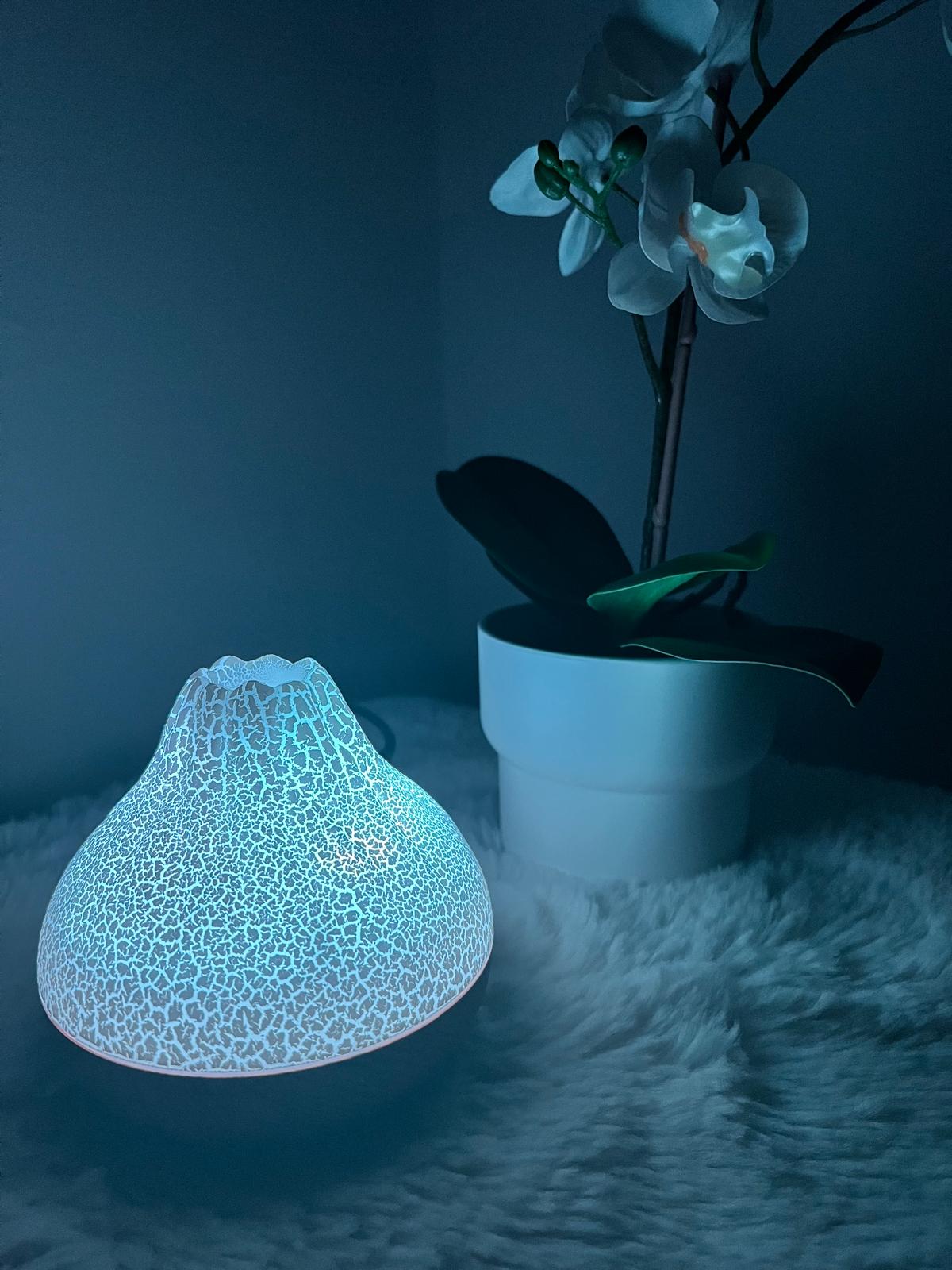 Vulkan Humidifier Flame Nebel 300ml – 7 Farben LED & Entspannung