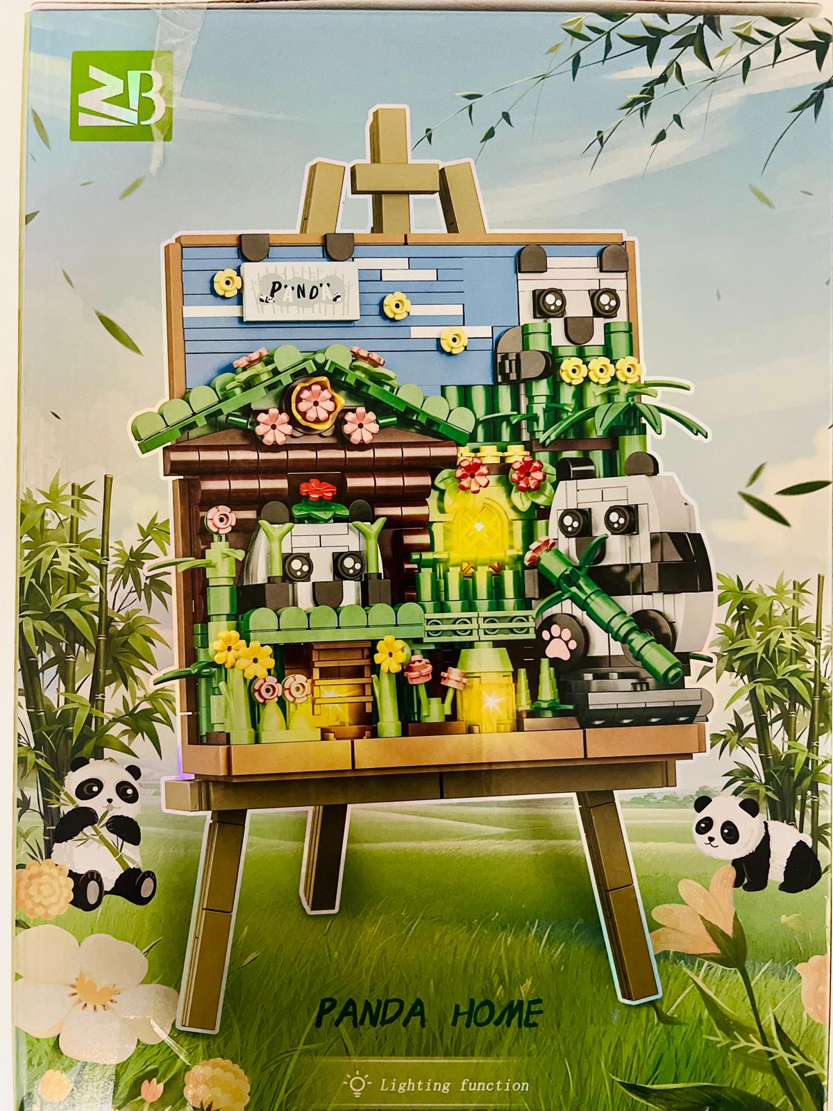 Leuchtendes Panda Zuhause
