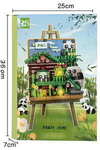 Leuchtendes Panda Zuhause