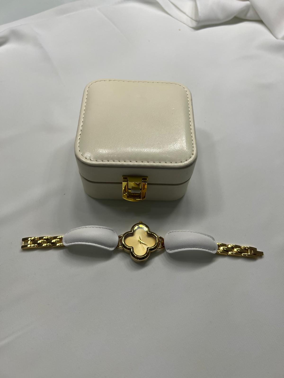 Goldene Damenuhr – Clover Edition