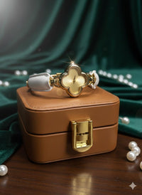 Goldene Damenuhr – Clover Edition