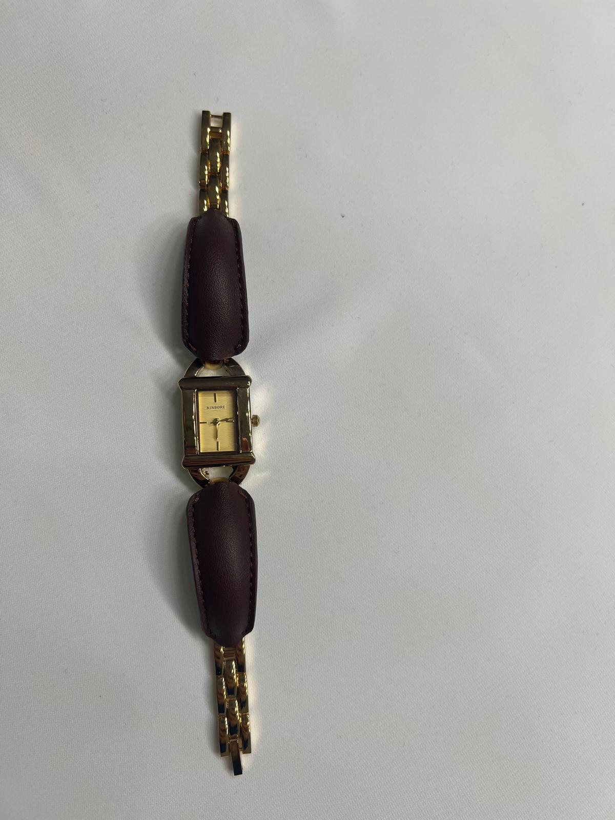 KINBORE – Braun Designer Uhr mit Charakter
