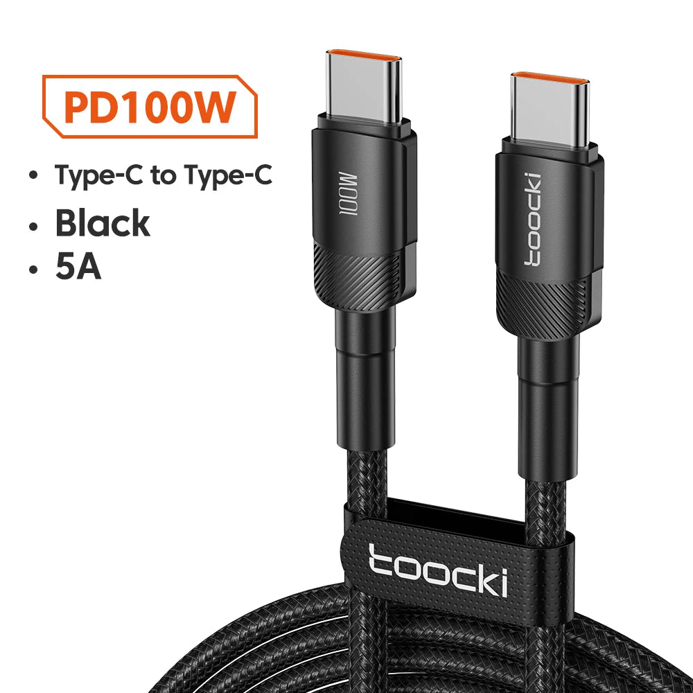 TOPK 3-in-1 USB Ladekabel – USB-C, Micro-USB & Lightning – Schnellladen für iPhone, Samsung, Huawei