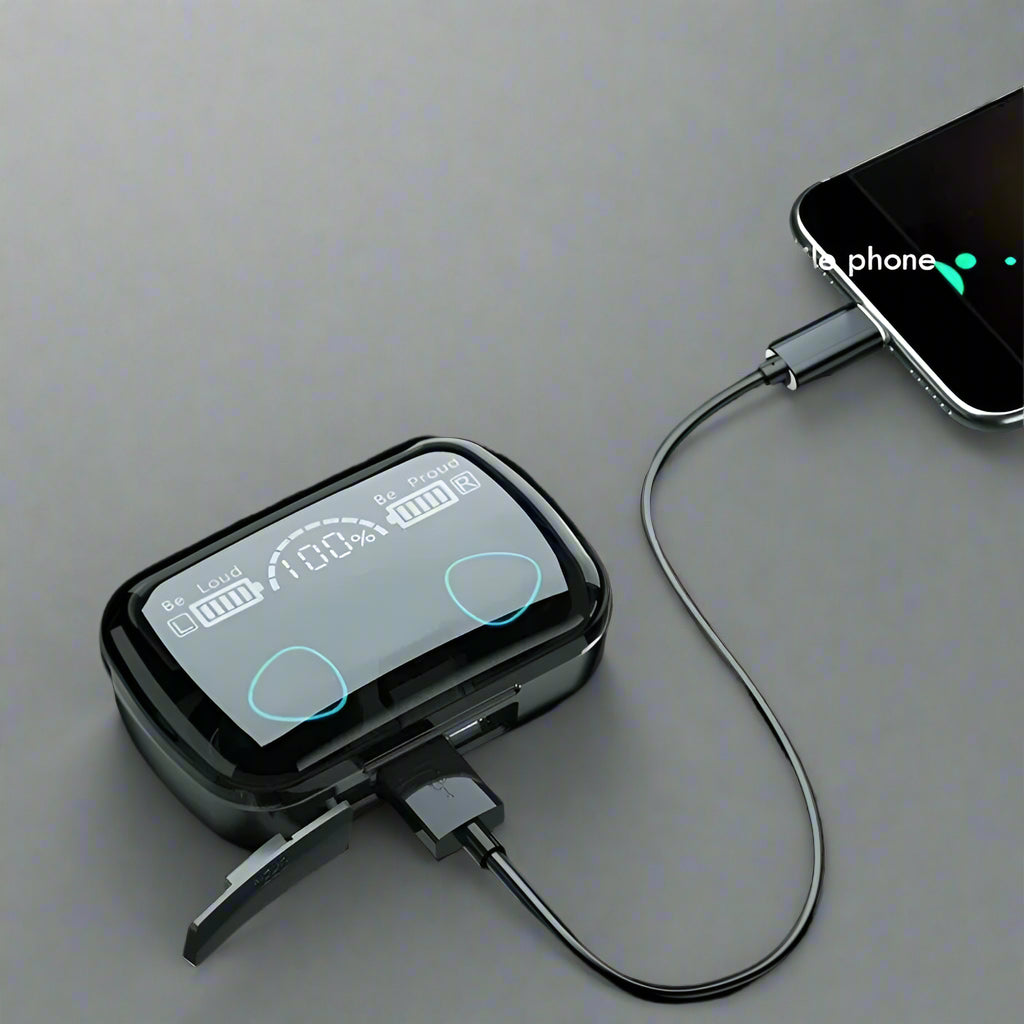 TWS Bluetooth Sport Earbuds – In-Ear Headset mit Mikrofon für Gaming & Musik